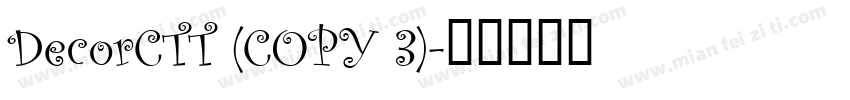 DecorCTT (COPY 3)字体转换